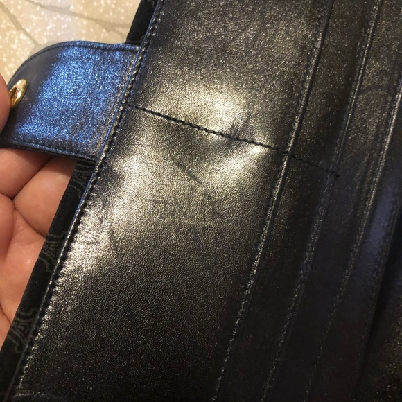 Celine Vintage wallet velvet - Picture 7 of 16
